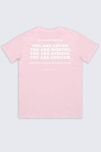 Words Of Affirmation T-Shirt Pink Shirts Selfawear 