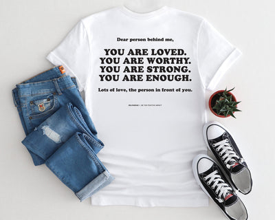Words Of Affirmation T-Shirt White Shirts Selfawear 