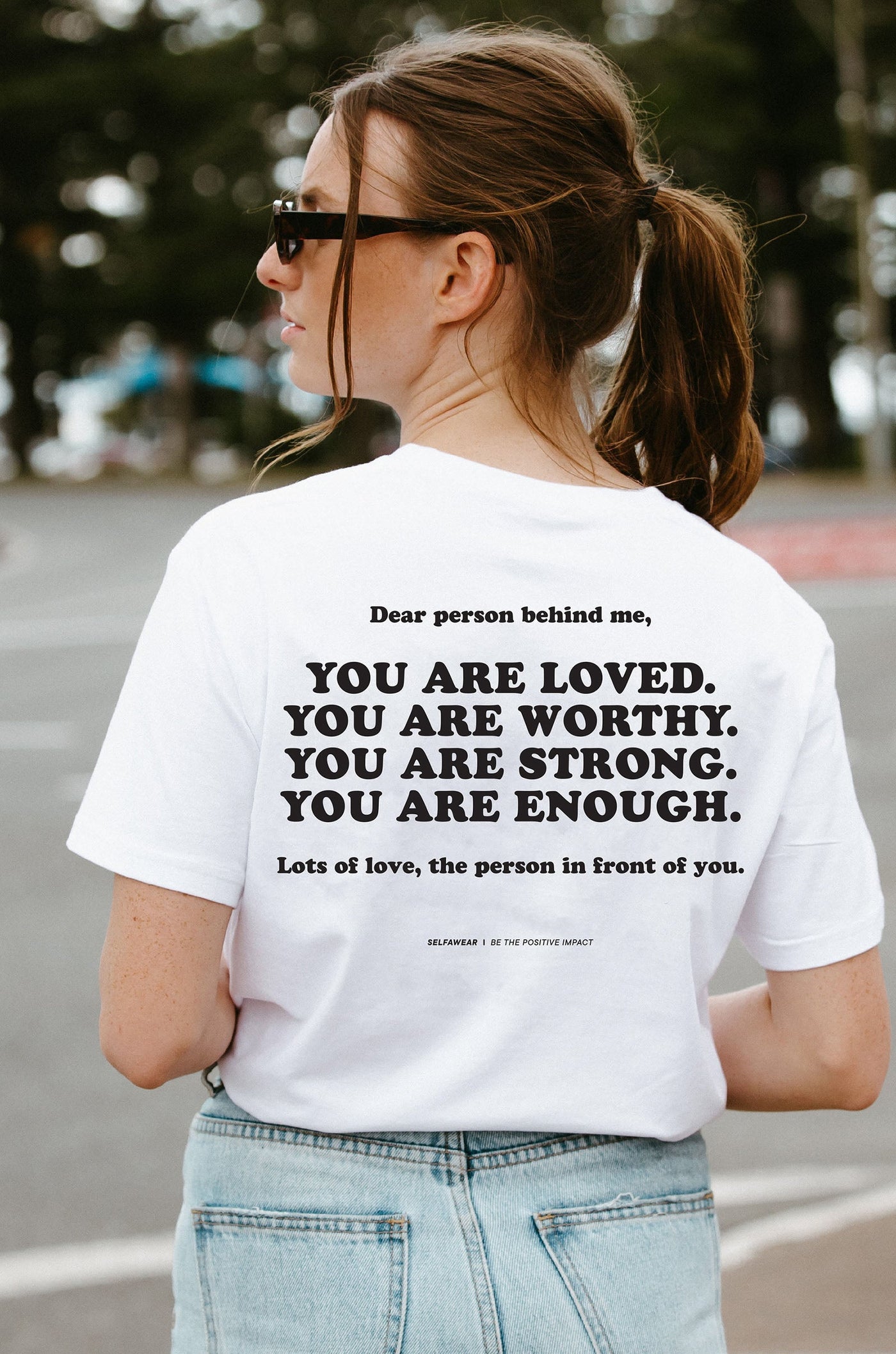 Words Of Affirmation T-Shirt White Shirts Selfawear 