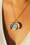 You Are My Sunshine Necklace - Gold