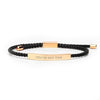 You've Got This 18K Rose Gold Bracelet - Obsidian
