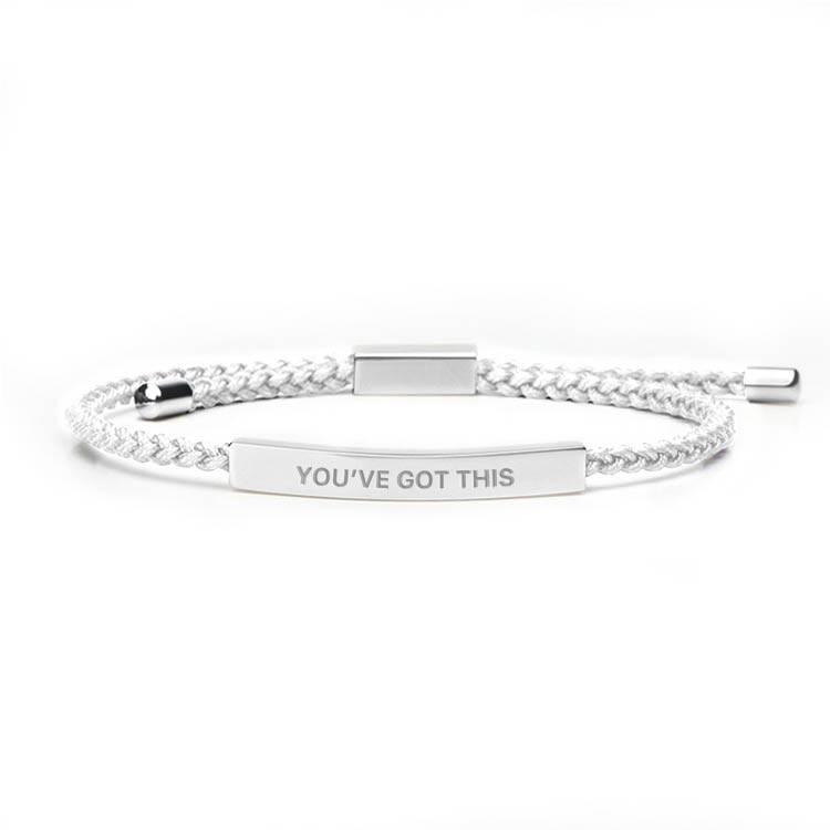 You've Got This - Silver Bracelet Bracelet Selfawear Snow White 