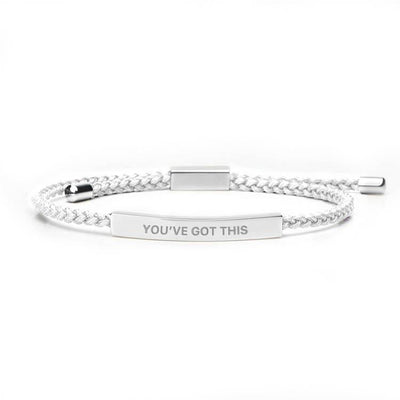 You've Got This - Silver Bracelet Bracelet Selfawear Snow White 